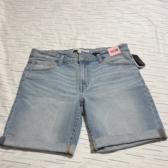 Celebrity Pink Light Wash Denim Shorts - Picture 2 of 7